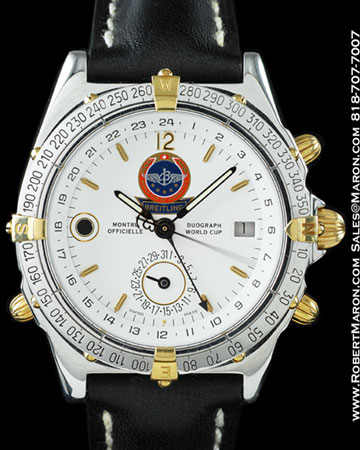 BREITLING DUOGRAPH WORLD CUP LIMITED EDITION STEEL
