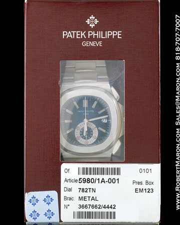PATEK PHILIPPE 5980/1A CHRONOGRAPH STEEL