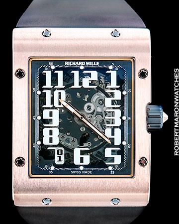 RICHARD MILLE RM16 RM016 AUTOMATIC 18K ROSE GOLD NEW BOX PAPERS BIG DATE