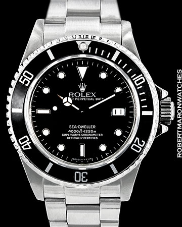 ROLEX SEADWELLER 16660 STEEL AUTOMATIC R SERIAL 1987 BOX PAPERS