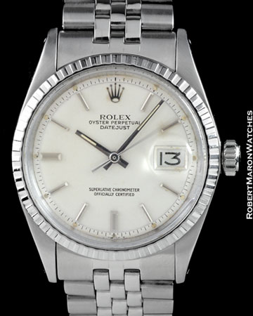 ROLEX 1603 DATEJUST STEEL BOX PAPERS
