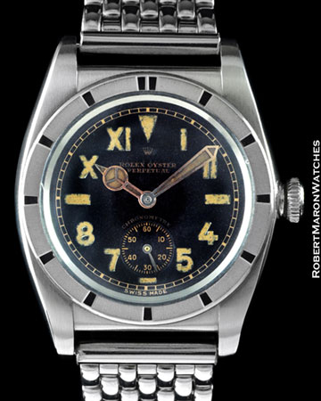 ROLEX 3372 OYSTER PERPETUAL BUBBLE BACK STEEL