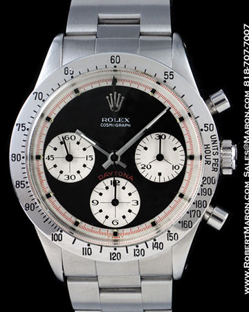 ROLEX VINTAGE COSMOGRAPH DAYTONA PAUL NEWMAN 6239 STAINLESS STEEL