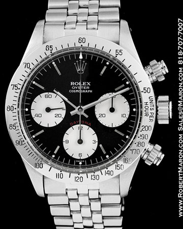 ROLEX VINTAGE 6265 OYSTER COSMOGRAPH DAYTONA STAINLESS STEEL
