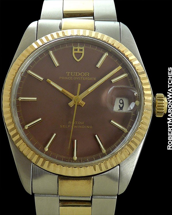 TUDOR PRINCE OYSTER DATE BROWN DIAL