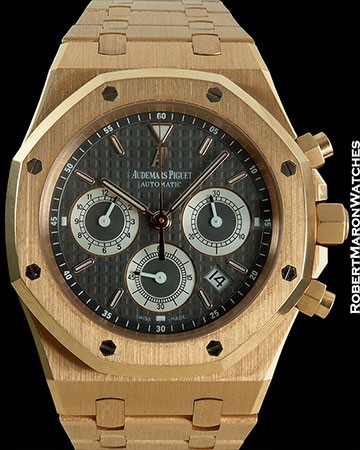 AUDEMARS PIGUET ROYAL OAK CHRONOGRAPH FOR THE SULTANATE OF OMAN PINK GOLD