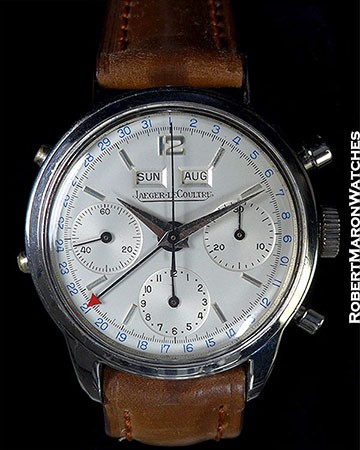 JLC DATOCOMPAX STAINLESS - VINTAGE 1950'S VALJOUX MOVEMENT