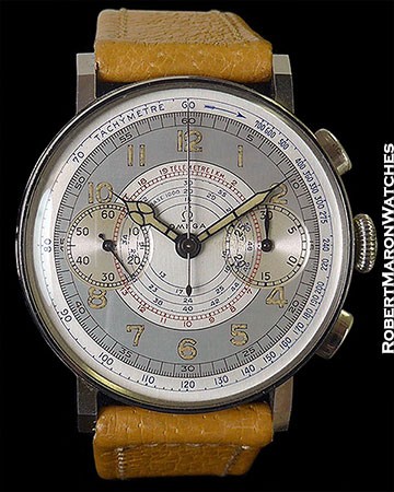 Omega Cal. 33.3 1940's Multi-Scale Chrono in New Old Stock Condition!