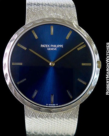 PATEK PHILIPPE 3588/2 18K WHITE GOLD AUTOMATIC BOX & PAPERS