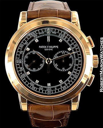 PATEK PHILIPPE 5070 18K ROSE CHRONOGRAPH SPECIAL DIAL BOX PAPERS