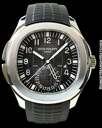 PATEK PHILIPPE AQUANAUT TRAVEL TIME 5164A BOX PAPERS NEW