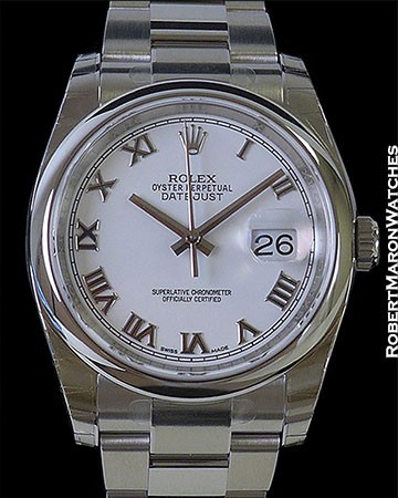 ROLEX DATEJUST 116200 STEEL NEW BOX PAPERS
