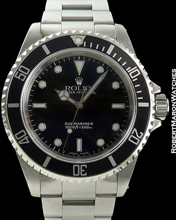 ROLEX REF 14060 SUBMARINER NO DATE OYSTER NEW OLD STOCK