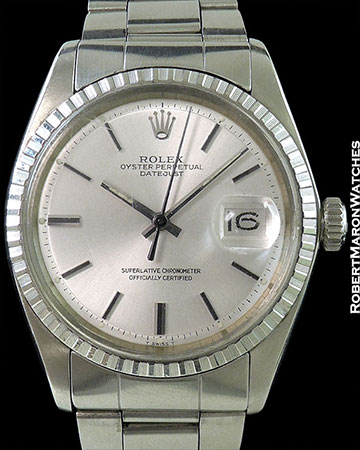 ROLEX 1603 DATEJUST STAINLESS AUTOMATIC 