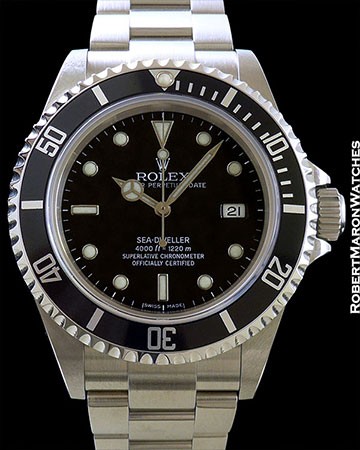 ROLEX 16600 SEA DWELLER STAINLESS AUTOMATIC 
