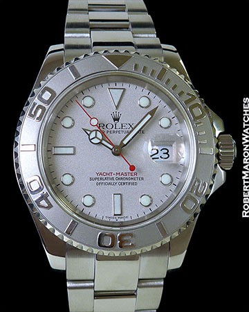 ROLEX 16622 YACHTMASTER STEEL PLATINUM 40MM AUTOMATIC