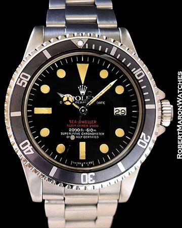 ROLEX 1665 DOUBLE RED SEA-DWELLER