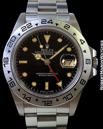 ROLEX 16550 EXPLORER II AUTOMATIC STAINLESS