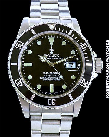 ROLEX SUBMARINER 16800 TRANSITIONAL STAINLESS STEEL