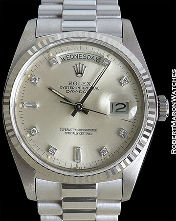 ROLEX 18039 DAY-DATE WHITE GOLD PRESIDENT