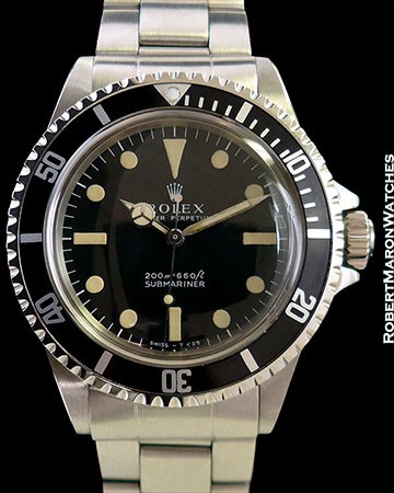 ROLEX 5513 SUBMARINER METERS FIRST BOX & PAPERS