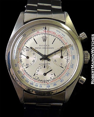 ROLEX 6238 PRE-DAYTONA BLUE AND RED SCALES 1963