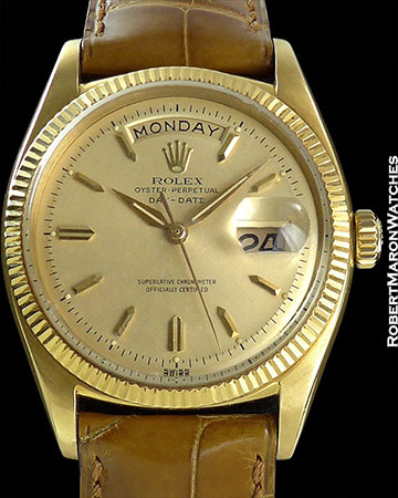 ROLEX REF 6611 DAY-DATE CHAMPAGNE DIAL