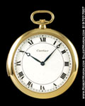 CARTIER MINUTE REPEATER POCKET WATCH 18K