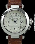 CARTIER PASHA 18K WHITE GOLD AUTOMATIC 35mm