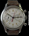 LONGINES VINTAGE UNPOLISHED 40MM STEEL SCREW BACK CHRONOGRAPH 23086 CENTER MINUTE COUNTER 13ZN