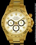 ROLEX OYSTER PERPETUAL COSMOGRAPH 16528 DAYTONA 18K YELLOW GOLD
