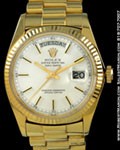 ROLEX DAY-DATE PRESIDENT 1803 18K COMPLETE BOX & PAPERS SET