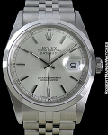 ROLEX 16200 DATEJUST HARDROCK HOTEL STAINLESS STEEL BOX PAPERS