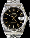 ROLEX 16220 DATEJUST STEEL BOX & PAPERS