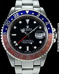 ROLEX GMT II 16710 UNPOLISHED STEEL BOX & PAPERS