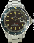 ROLEX REF 1680 "METERS FIRST" TROPICAL RED SUBMARINER CIRCA 1969